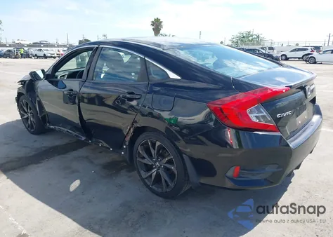 2020 Honda Civic Sport z USA, uszkodzony, nr VIN 19XFC2E89LE017239